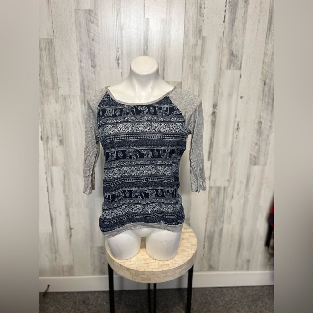 Gray blouse
